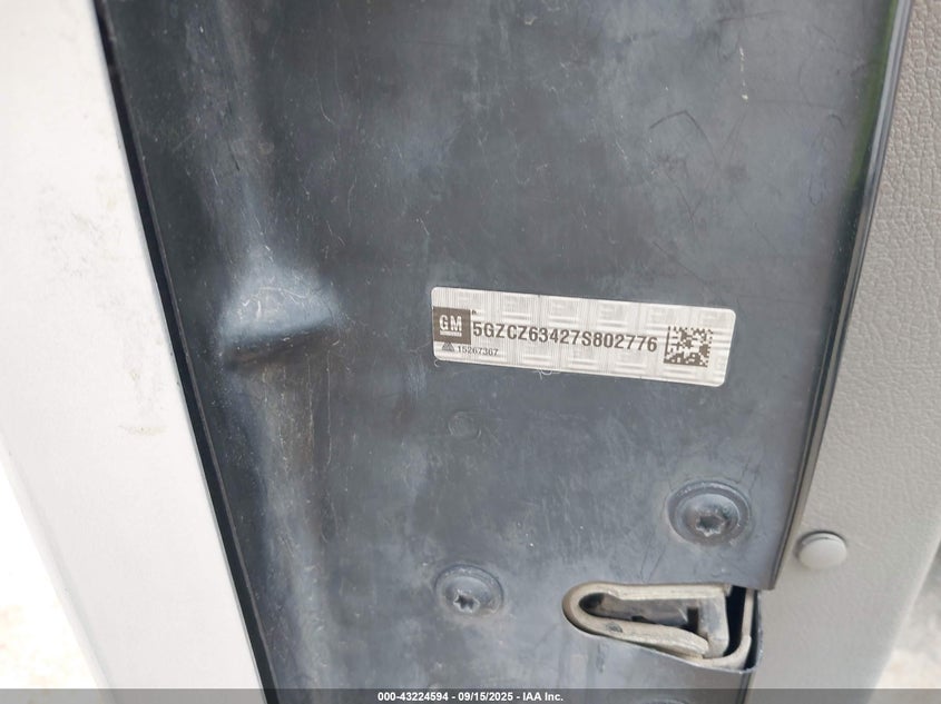 2007 Saturn Vue V6 VIN: 5GZCZ63427S802776 Lot: 43224594