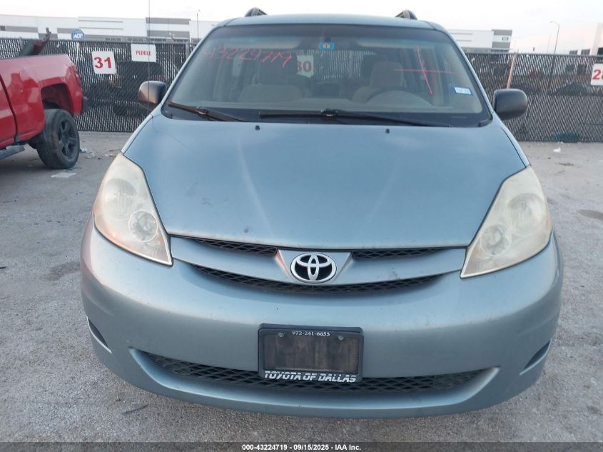 2006 Toyota Sienna Ce VIN: 5TDZA23C96S567416 Lot: 43224719