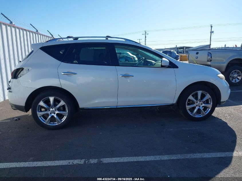 2012 Nissan Murano Le VIN: JN8AZ1MW5CW209285 Lot: 43224734
