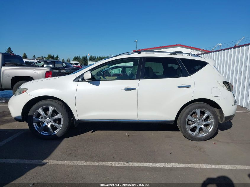 2012 Nissan Murano Le VIN: JN8AZ1MW5CW209285 Lot: 43224734