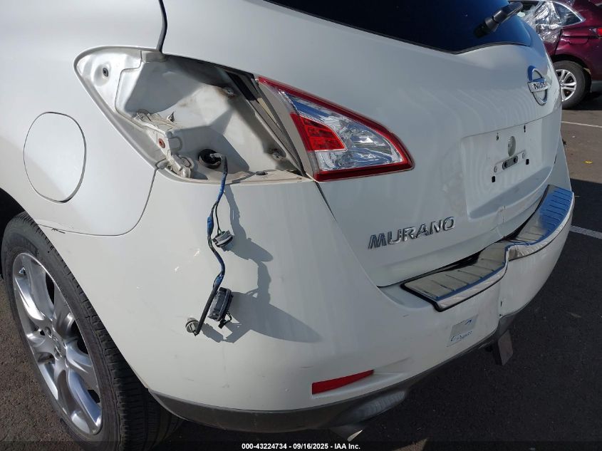 2012 Nissan Murano Le VIN: JN8AZ1MW5CW209285 Lot: 43224734
