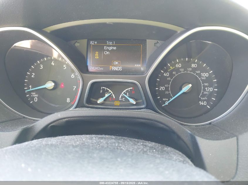 2017 Ford Focus Sel VIN: 1FADP3M26HL212136 Lot: 43224755