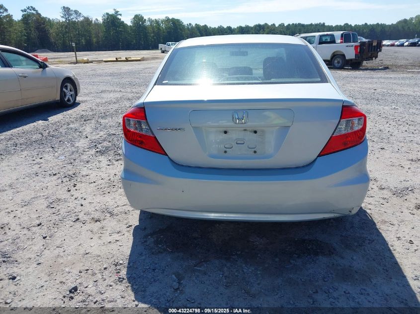 2012 Honda Civic Lx VIN: 2HGFB2F53CH572264 Lot: 43224798