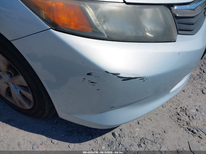 2012 Honda Civic Lx VIN: 2HGFB2F53CH572264 Lot: 43224798