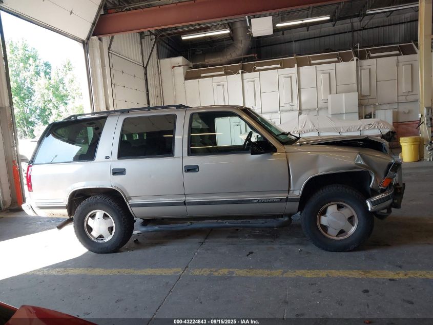 1999 Chevrolet Tahoe Ls VIN: 1GNEK13R5XJ460475 Lot: 43224843
