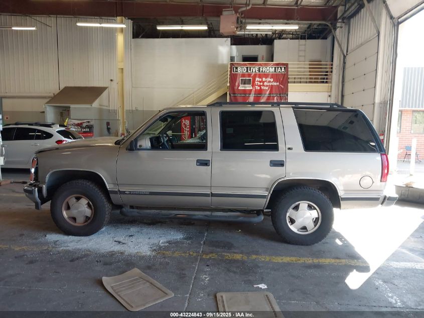 1999 Chevrolet Tahoe Ls VIN: 1GNEK13R5XJ460475 Lot: 43224843