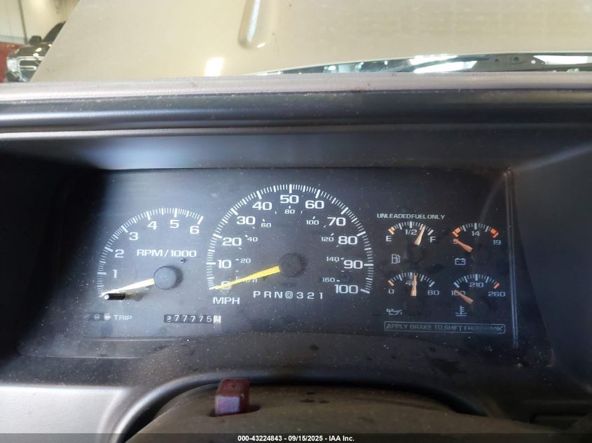 1999 Chevrolet Tahoe Ls VIN: 1GNEK13R5XJ460475 Lot: 43224843