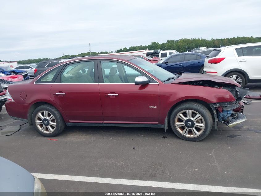 2008 Mercury Sable Premier VIN: 1MEHM42W78G624766 Lot: 43224868