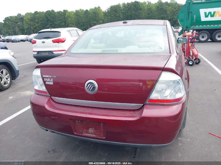 2008 Mercury Sable Premier VIN: 1MEHM42W78G624766 Lot: 43224868