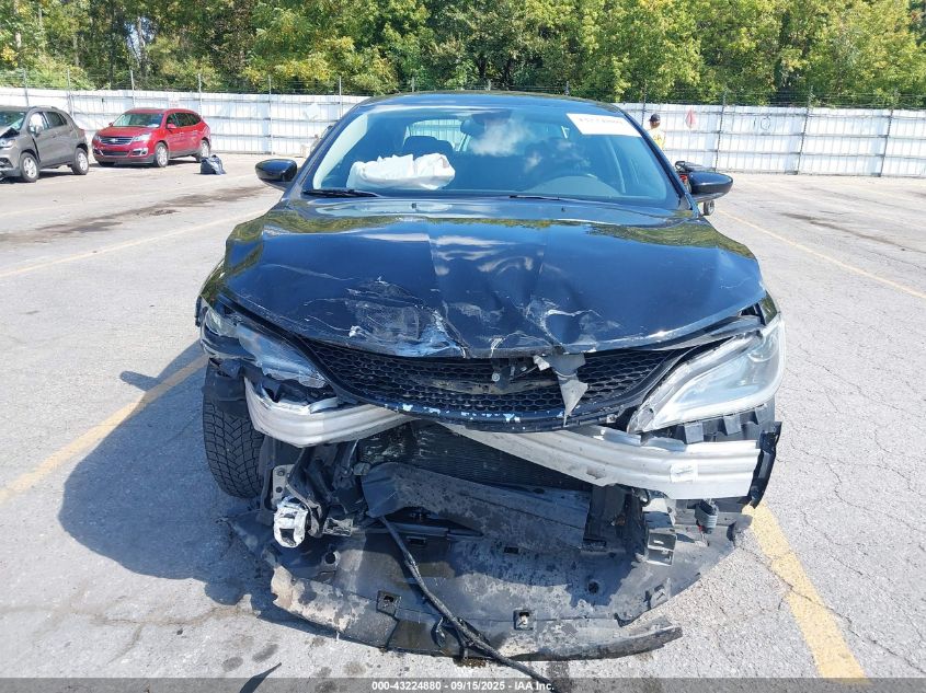 2015 Chrysler 200 Lx VIN: 1C3CCCFB9FN589693 Lot: 43224880