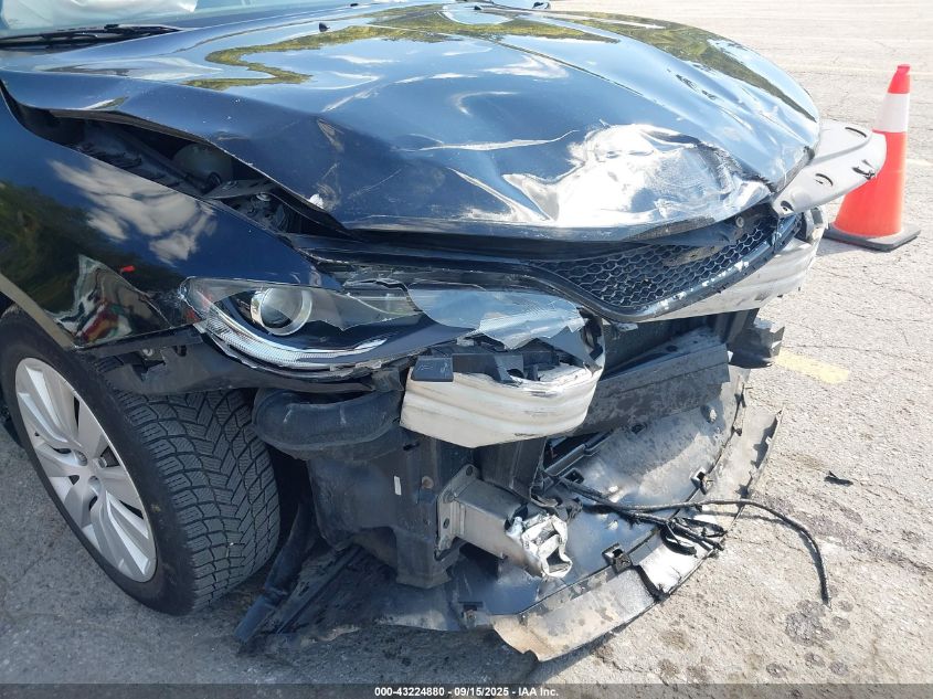 2015 Chrysler 200 Lx VIN: 1C3CCCFB9FN589693 Lot: 43224880