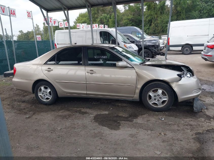 2003 Toyota Camry Le V6 VIN: 4T1BF32K23U056294 Lot: 43224883