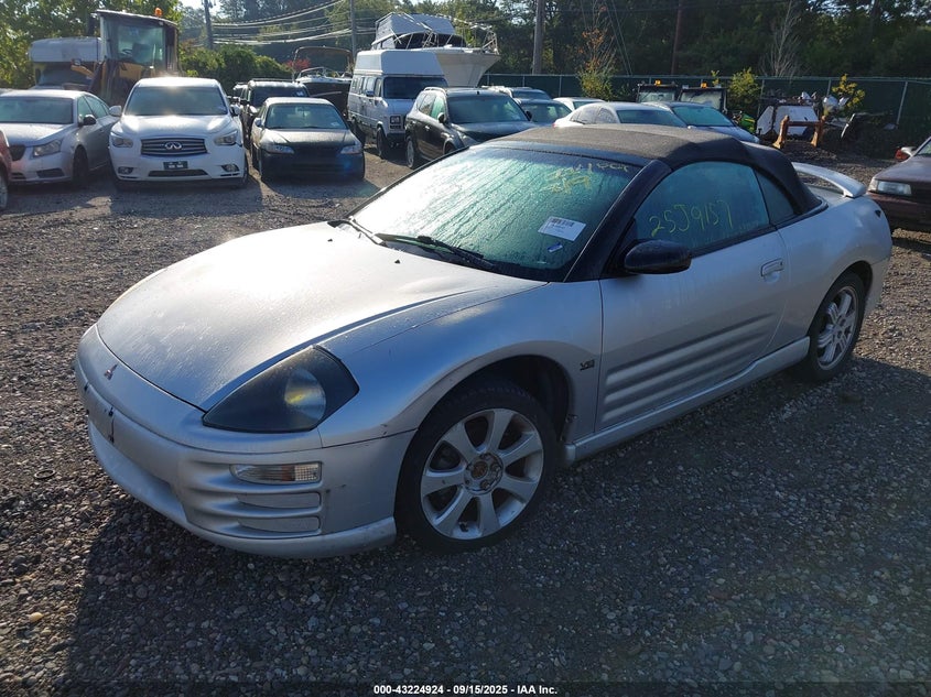 4A3AE85H91E012538 2001 MITSUBISHI ECLIPSE photo no. 2