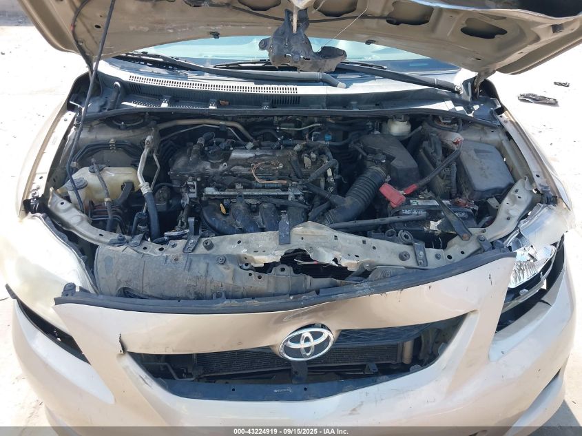 2010 Toyota Corolla Le VIN: 2T1BU4EE0AC358828 Lot: 43224919