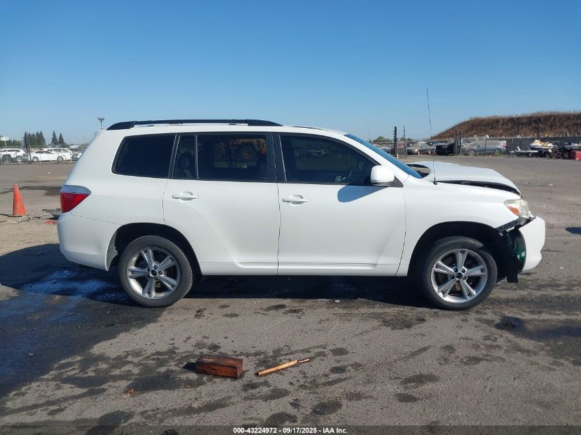 2008 Toyota Highlander VIN: JTEES41AX82013588 Lot: 43224972