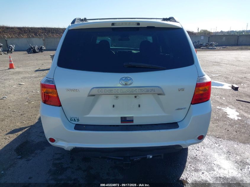 2008 Toyota Highlander VIN: JTEES41AX82013588 Lot: 43224972