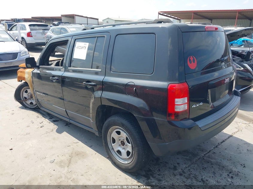 2016 JEEP PATRIOT SPORT 1C4NJRBB0GD781451