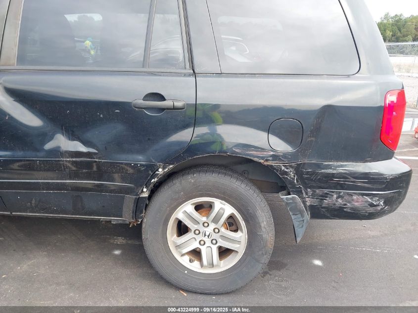 2003 Honda Pilot Ex-L VIN: 2HKYF18583H527671 Lot: 43224999