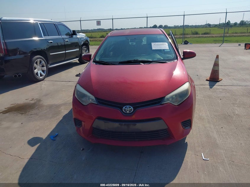 2016 Toyota Corolla Le VIN: 5YFBURHE5GP430267 Lot: 43225009