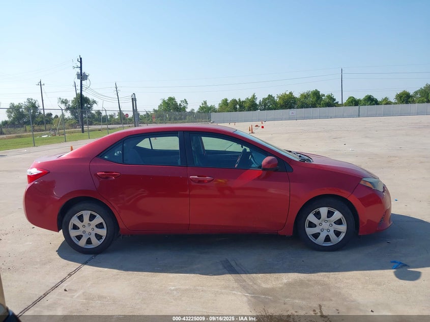 2016 Toyota Corolla Le VIN: 5YFBURHE5GP430267 Lot: 43225009