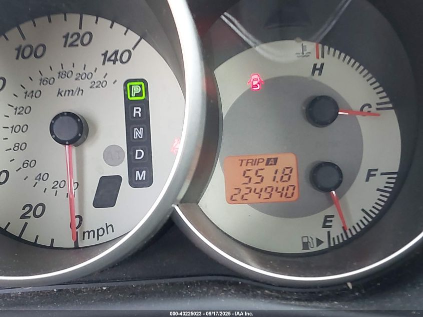 2008 Mazda Mazda3 I Sport VIN: JM1BK12F881775145 Lot: 43225023