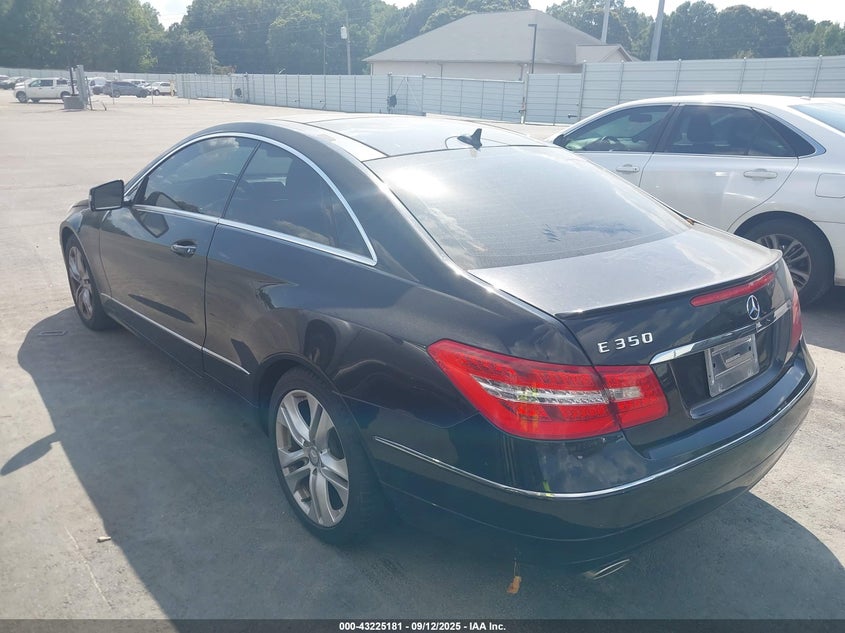 2011 Mercedes-Benz E 350 black coupe gasoline WDDKJ5GBXBF074493 photo #4