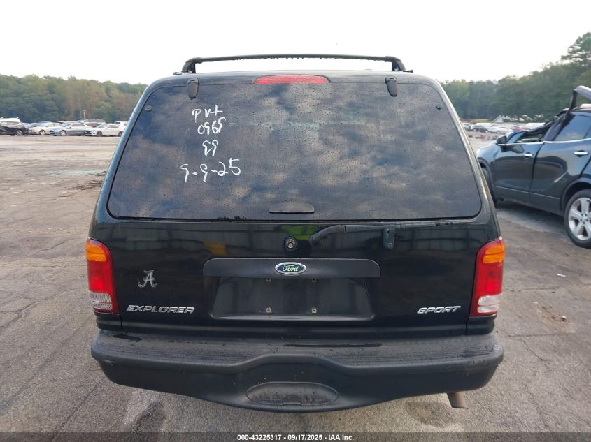2000 Ford Explorer Sport VIN: 1FMYU60E3YUA30969 Lot: 43225317