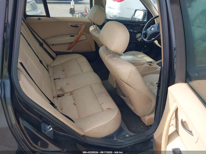 2004 BMW X3 3.0I VIN: WBXPA934X4WA61847 Lot: 43225324