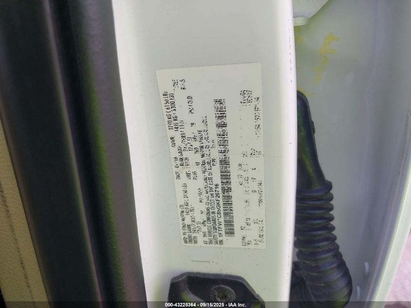 2016 Ford F-150 Xlt VIN: 1FTEW1C85GKF26716 Lot: 43225364