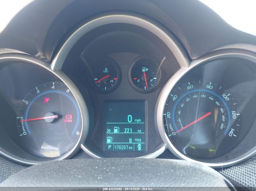 2012 Chevrolet Cruze Lt VIN: 1G1PE5SC2C7297393 Lot: 43225368