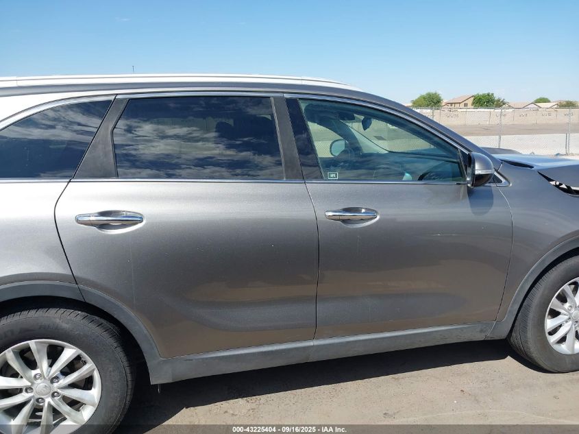 2017 Kia Sorento 3.3L Lx VIN: 5XYPG4A51HG328917 Lot: 43225404