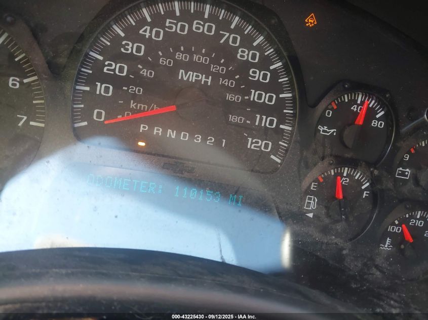 2009 Chevrolet Trailblazer Lt VIN: 1GNDT33S692126993 Lot: 43225430