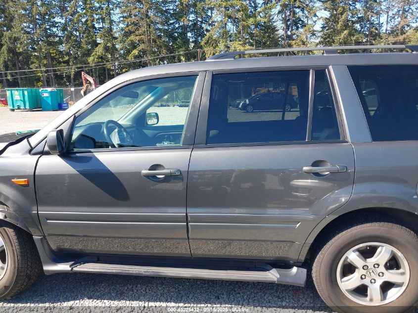 2007 Honda Pilot Ex-L VIN: 2HKYF18717H519063 Lot: 43225432