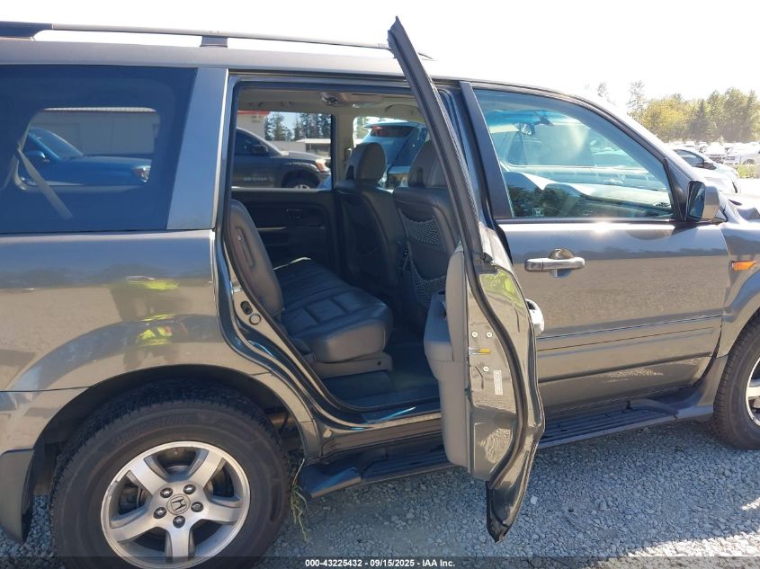 2007 Honda Pilot Ex-L VIN: 2HKYF18717H519063 Lot: 43225432