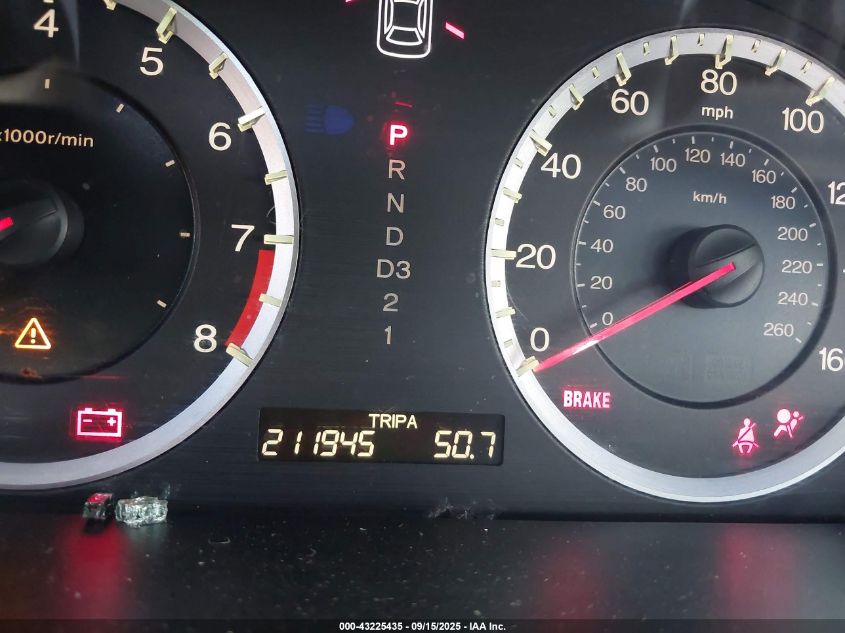 2009 Honda Accord 2.4 Ex-L VIN: JHMCP26809C000026 Lot: 43225435