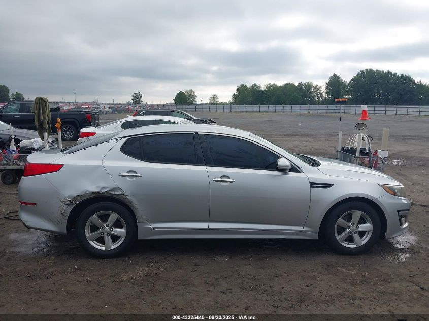 2015 Kia Optima Lx VIN: 5XXGM4A75FG486835 Lot: 43225445