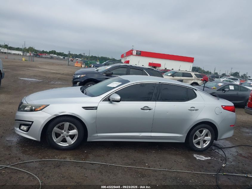 2015 Kia Optima Lx VIN: 5XXGM4A75FG486835 Lot: 43225445