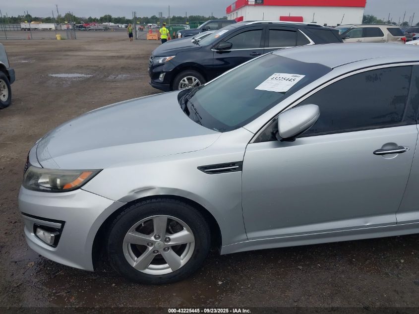 2015 Kia Optima Lx VIN: 5XXGM4A75FG486835 Lot: 43225445