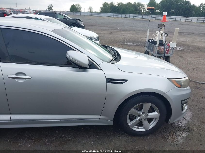 2015 Kia Optima Lx VIN: 5XXGM4A75FG486835 Lot: 43225445