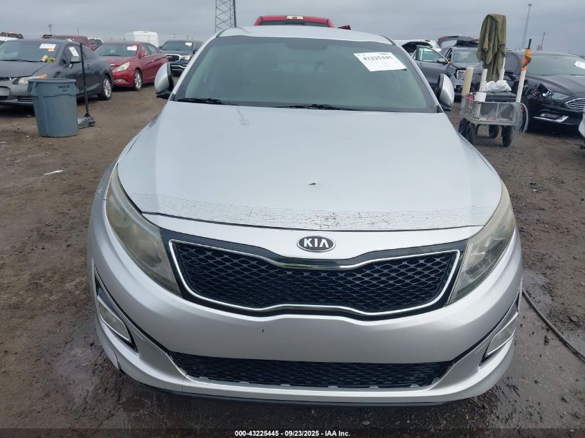 2015 Kia Optima Lx VIN: 5XXGM4A75FG486835 Lot: 43225445