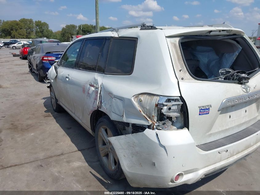 2008 Toyota Highlander Limited VIN: JTEDS42A382063680 Lot: 43225480