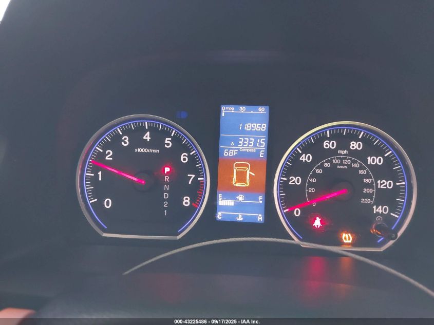 2011 Honda Cr-V Ex-L VIN: JHLRE4H70BC003096 Lot: 43225486