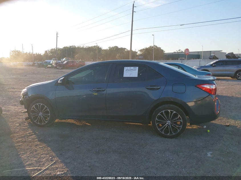 2016 Toyota Corolla S Plus VIN: 5YFBURHE0GP370463 Lot: 43225523