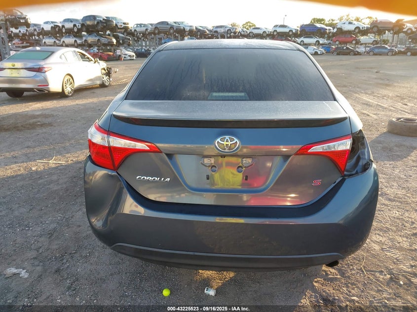 2016 Toyota Corolla S Plus VIN: 5YFBURHE0GP370463 Lot: 43225523