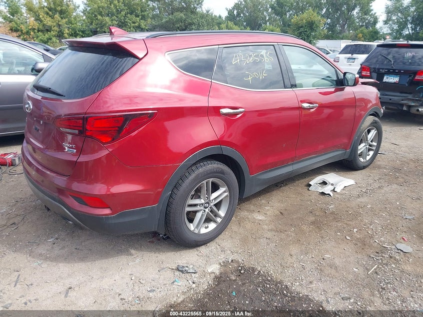 2018 HYUNDAI SANTA FE SPORT 2.4L 5XYZUDLB9JG509774