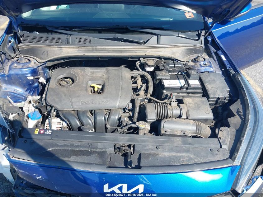 2022 Kia Forte Lxs VIN: 3KPF24AD5NE434197 Lot: 43225577