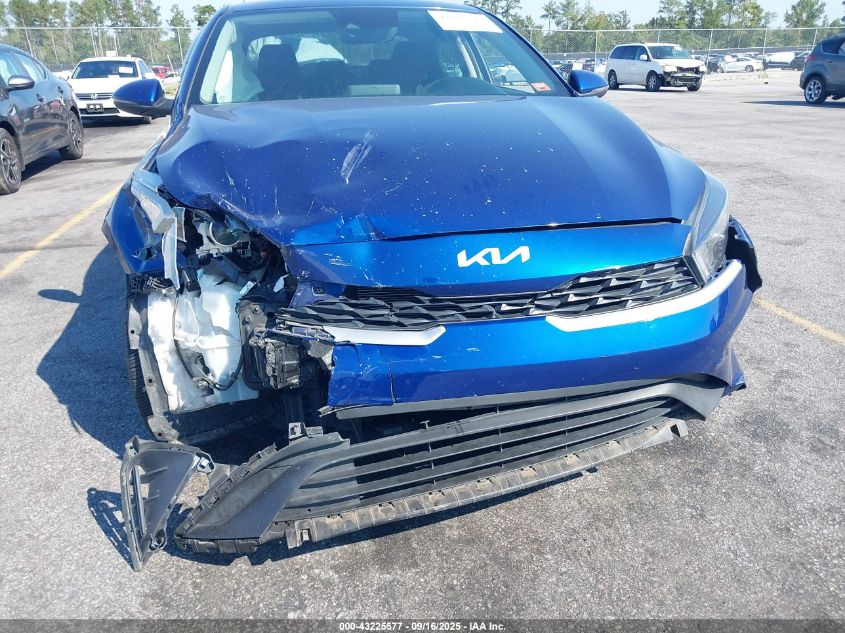 2022 Kia Forte Lxs VIN: 3KPF24AD5NE434197 Lot: 43225577