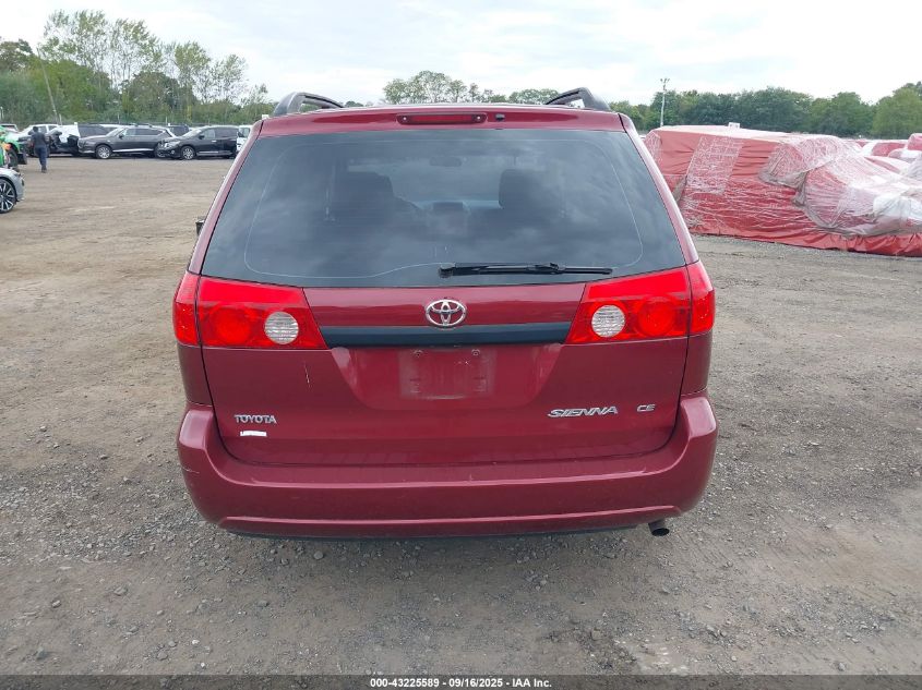 2009 Toyota Sienna Ce VIN: 5TDZK23C49S281975 Lot: 43225589