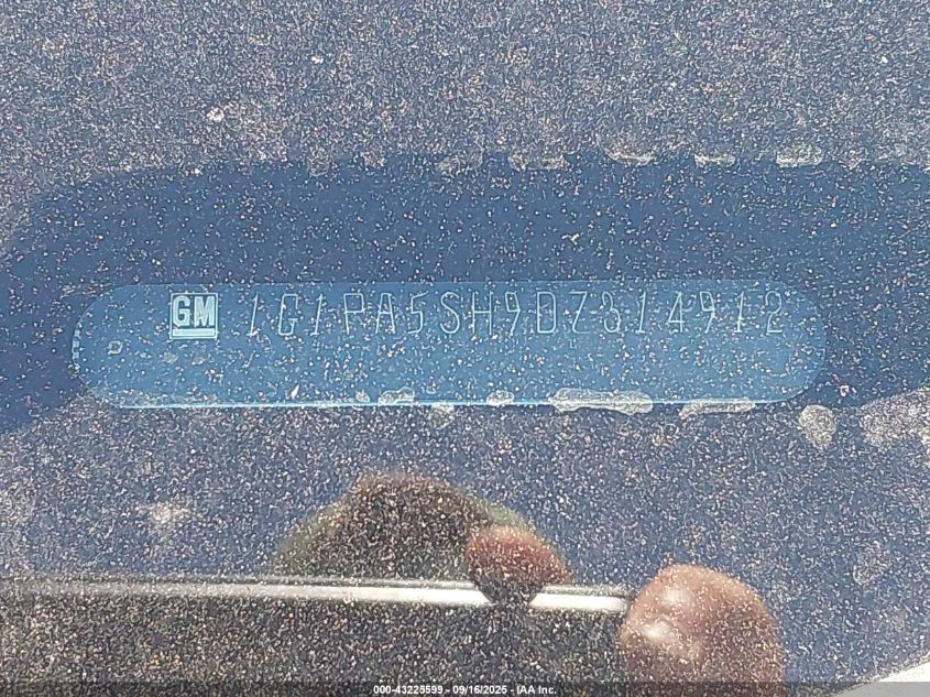 2013 Chevrolet Cruze Ls Auto VIN: 1G1PA5SH9D7314912 Lot: 43225599