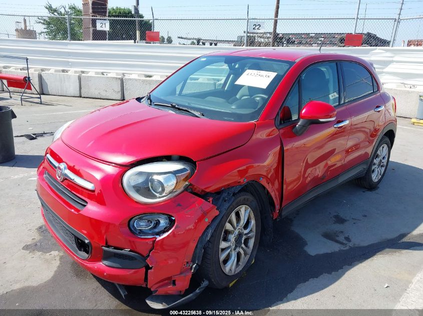 2016 Fiat 500X Easy VIN: ZFBCFXBT7GP384181 Lot: 43225638